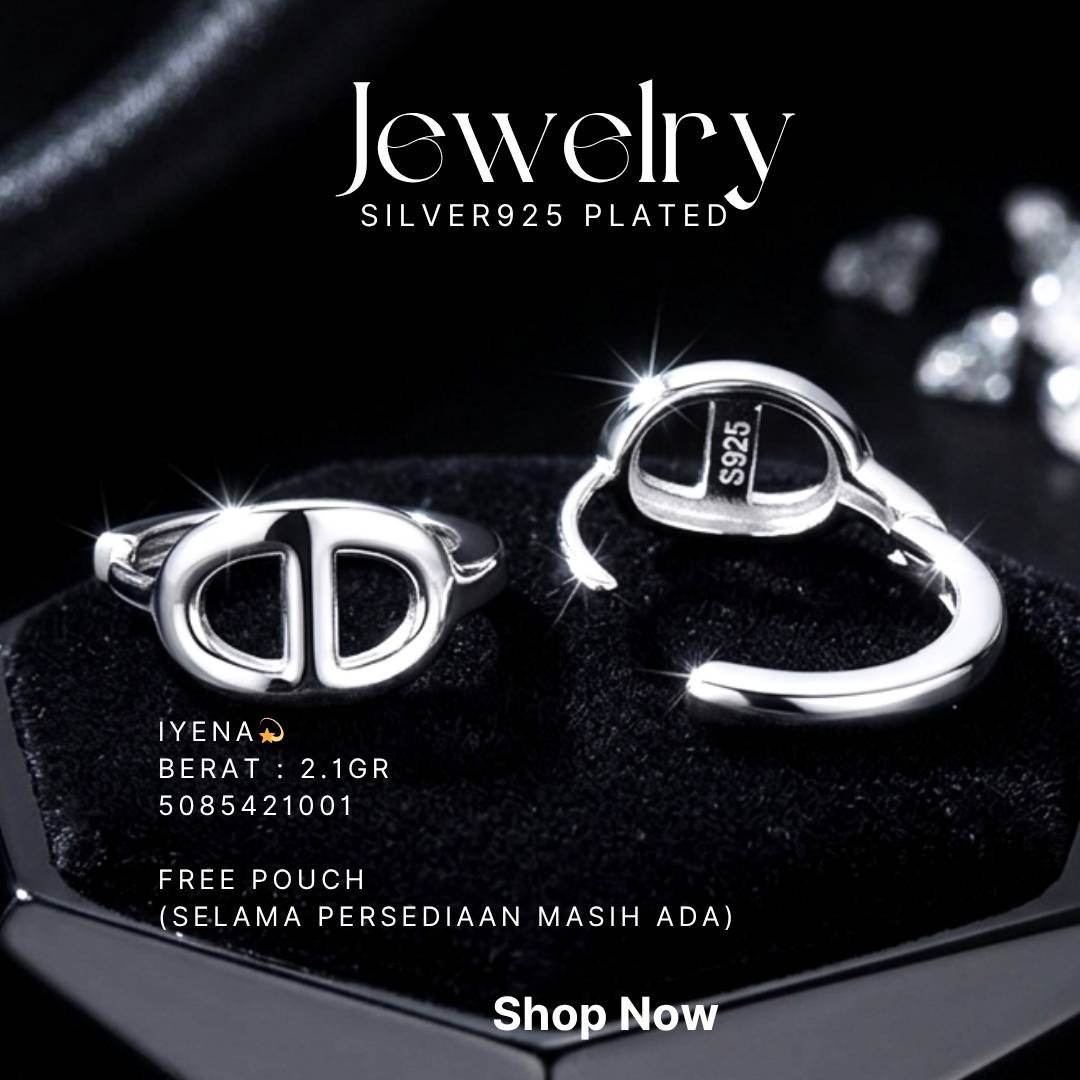 PERHIASAN PERAK - ANTING A015