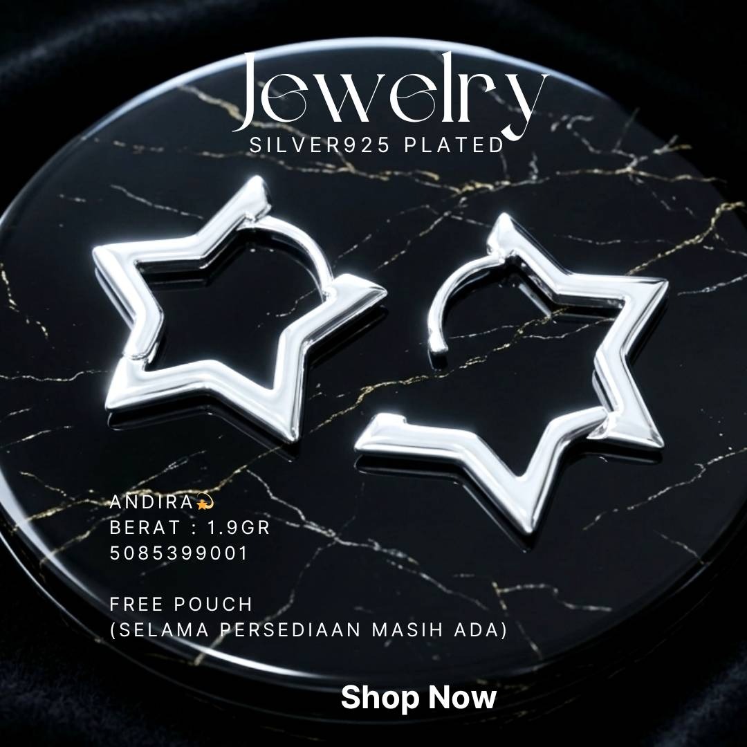 PERHIASAN PERAK - ANTING A018