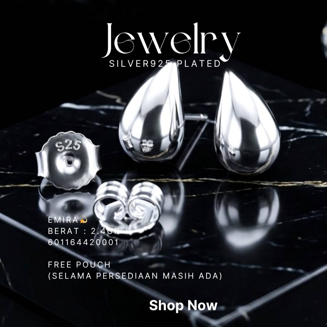 PERHIASAN PERAK - ANTING A020
