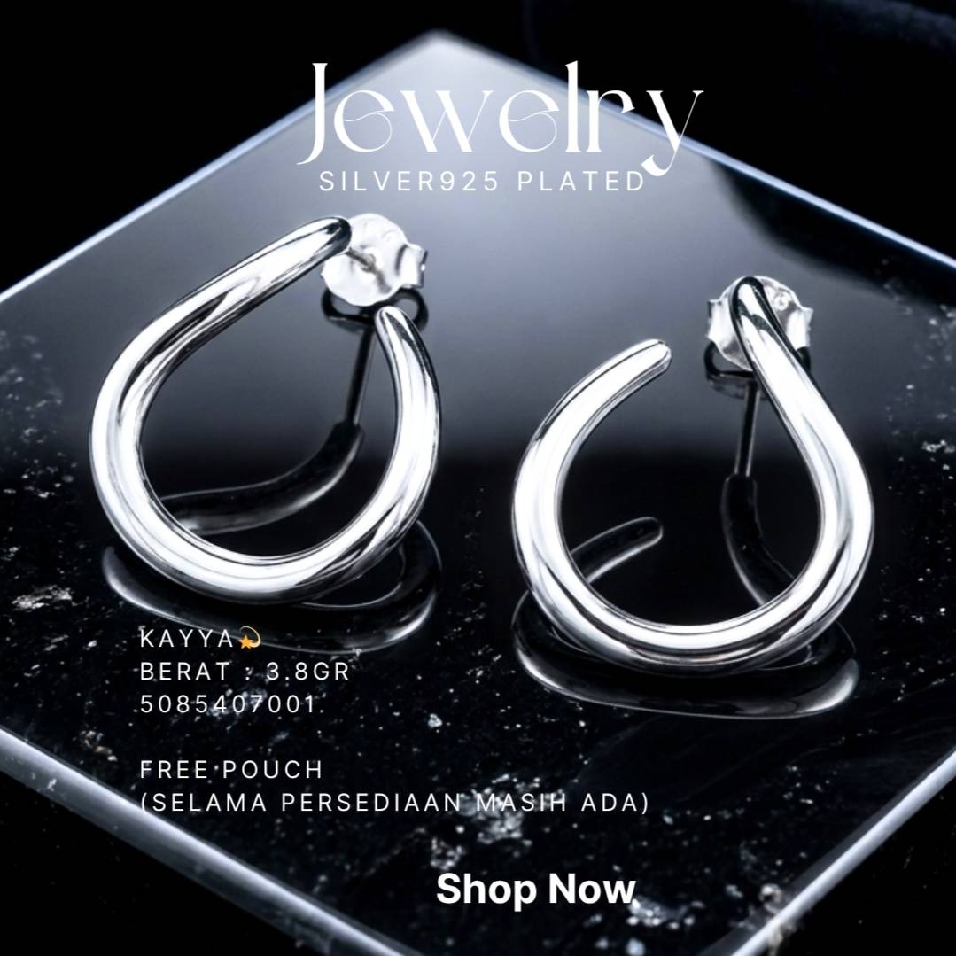 PERHIASAN PERAK - ANTING A021