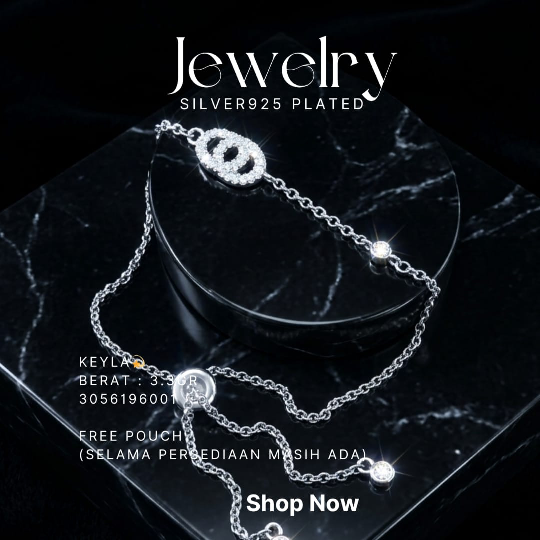PERHIASAN PERAK - GELANG TANGAN SERUT A022