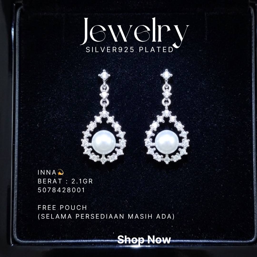 PERHIASAN PERAK - ANTING A052
