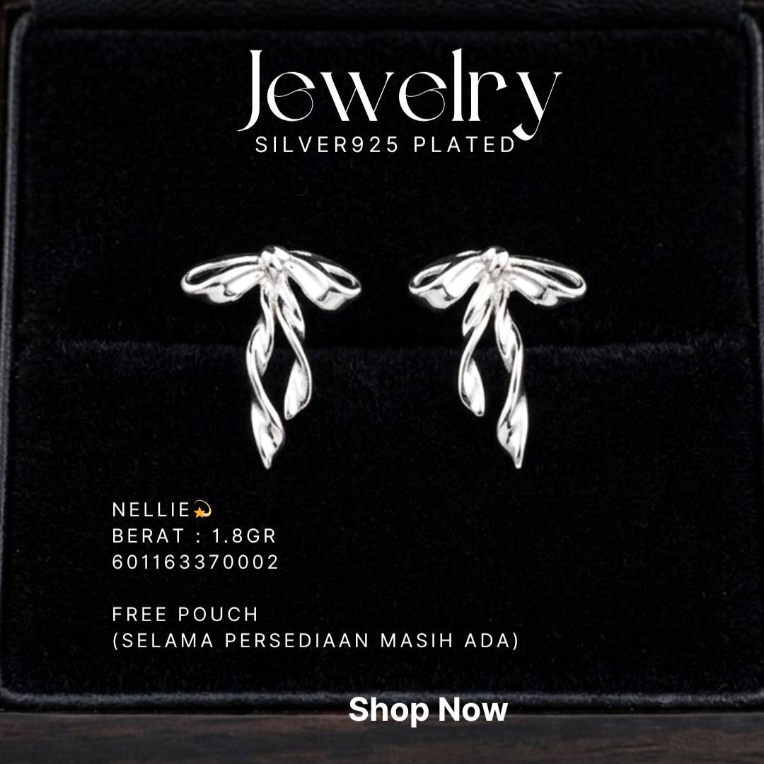 PERHIASAN PERAK - ANTING A054