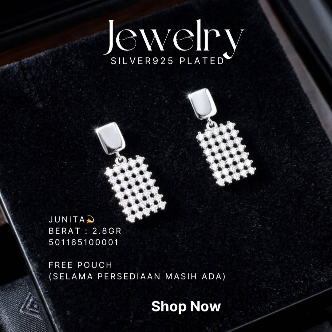 PERHIASAN PERAK - ANTING A055
