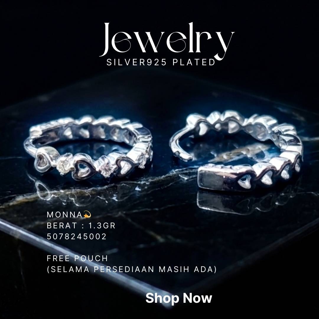 PERHIASAN PERAK - ANTING A197