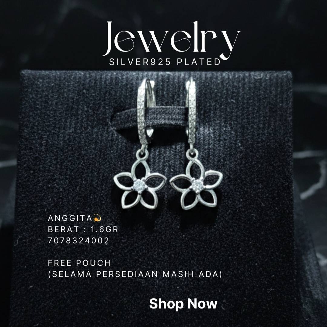 PERHIASAN PERAK - ANTING A243