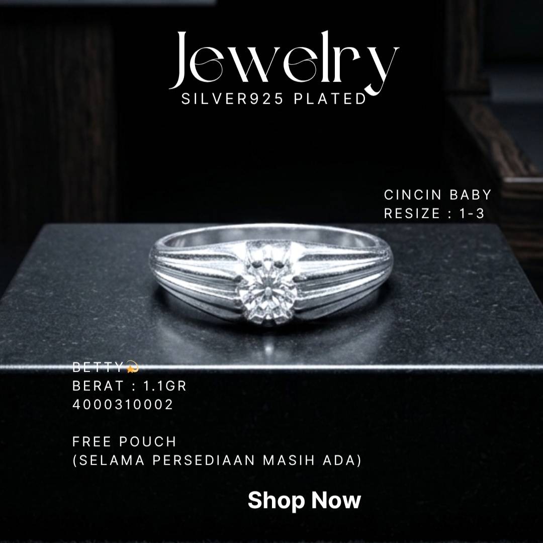 PERHIASAN PERAK - CINCIN BAYI A316