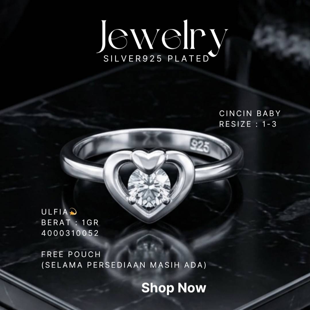 PERHIASAN PERAK - CINCIN BAYI A325