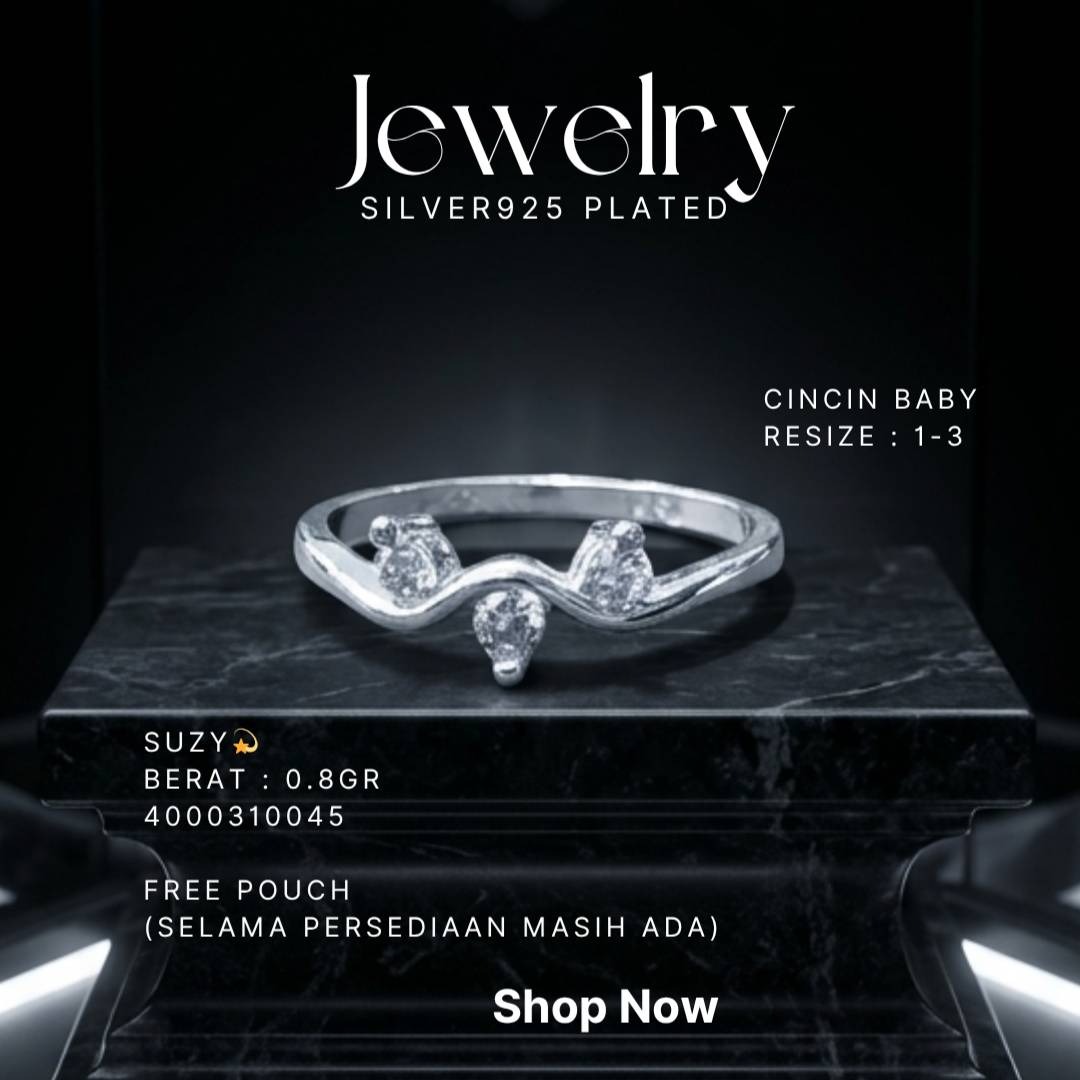 PERHIASAN PERAK - CINCIN BAYI A327