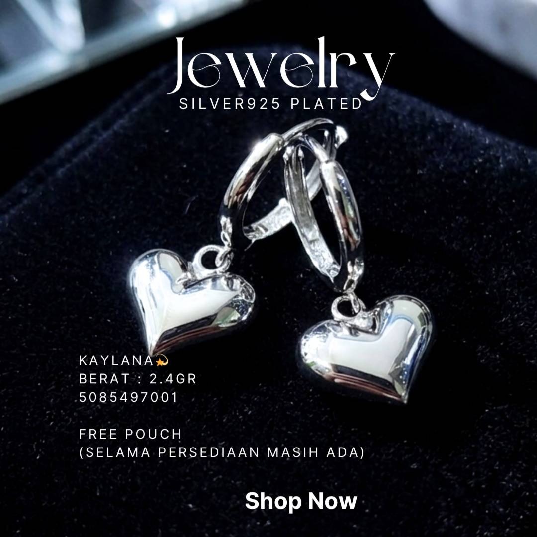 PERHIASAN PERAK - ANTING A328