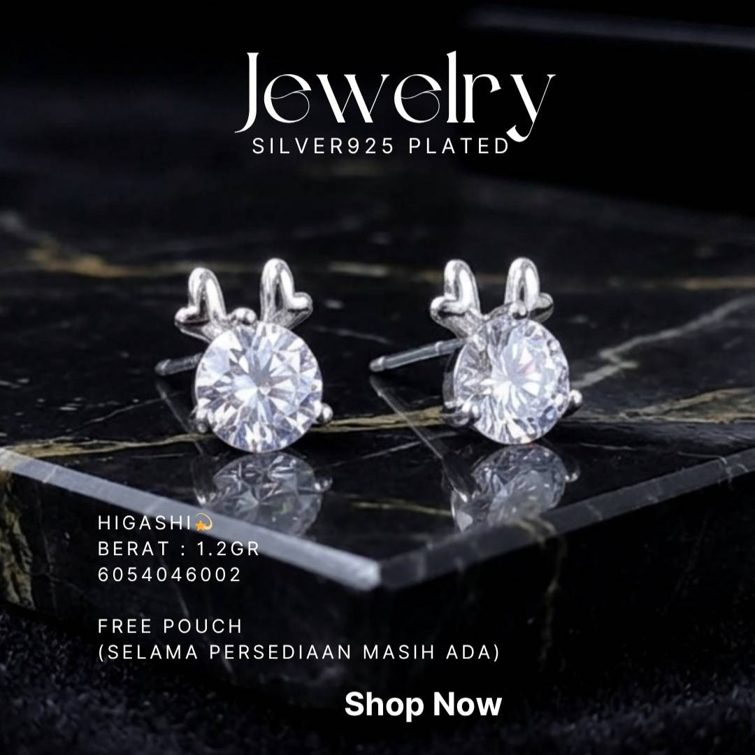 PERHIASAN PERAK - ANTING SIMPLE A335