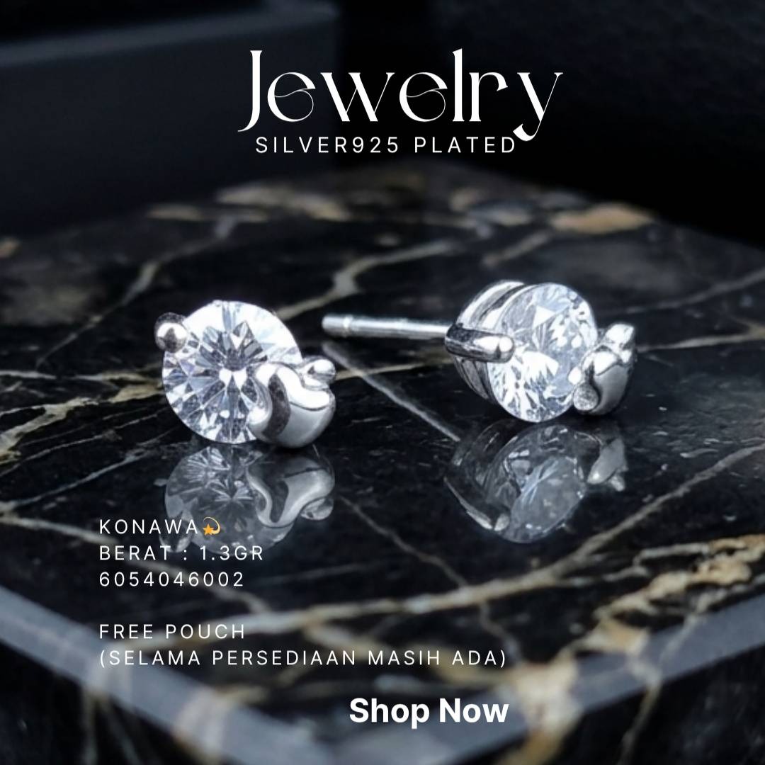 PERHIASAN PERAK - ANTING SIMPLE A336
