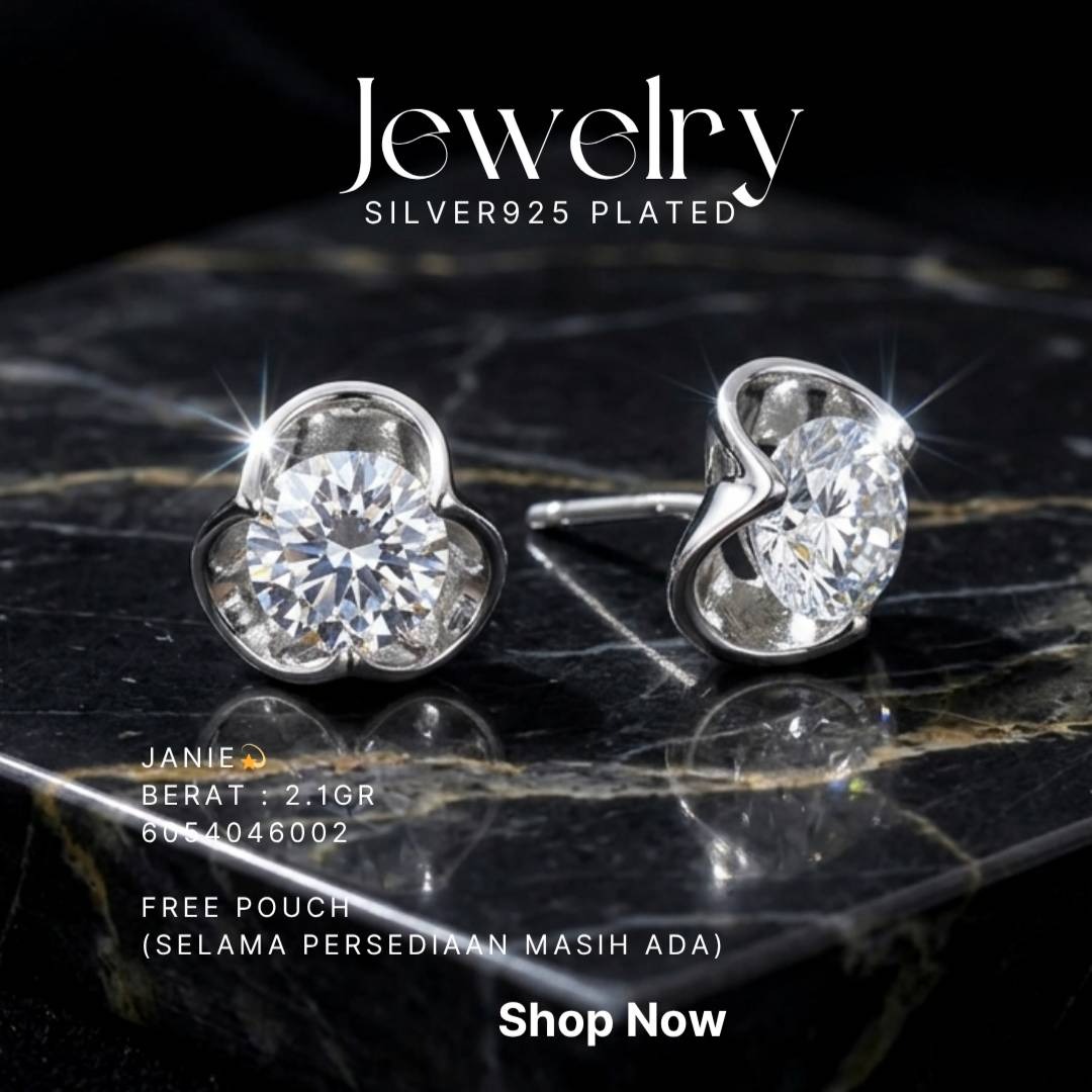 PERHIASAN PERAK - ANTING SIMPLE A339