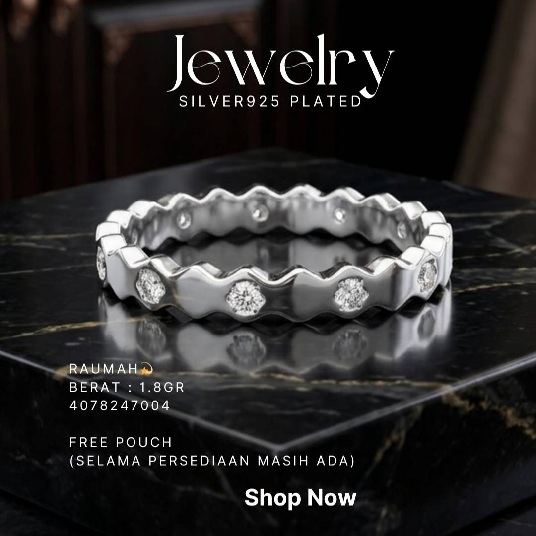 PERHIASAN PERAK - CINCIN A433