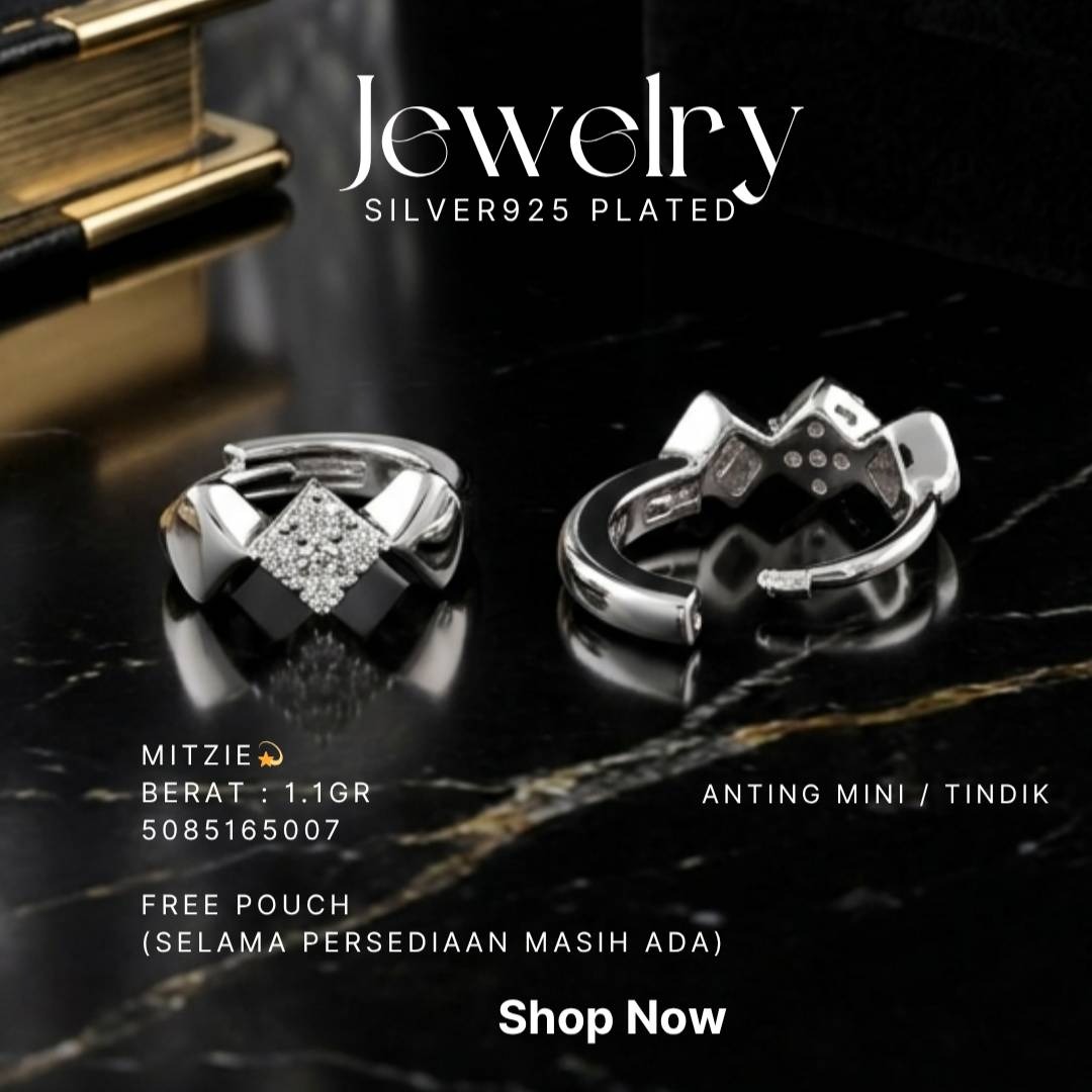 PERHIASAN PERAK - ANTING MINI A441