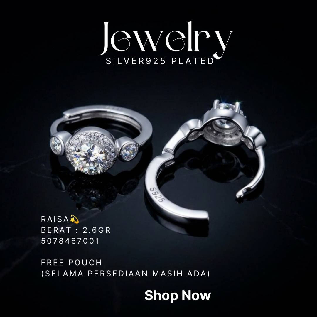 PERHIASAN PERAK - ANTING A466