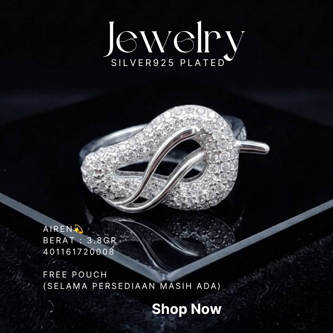 PERHIASAN PERAK - CINCIN FASHION A476