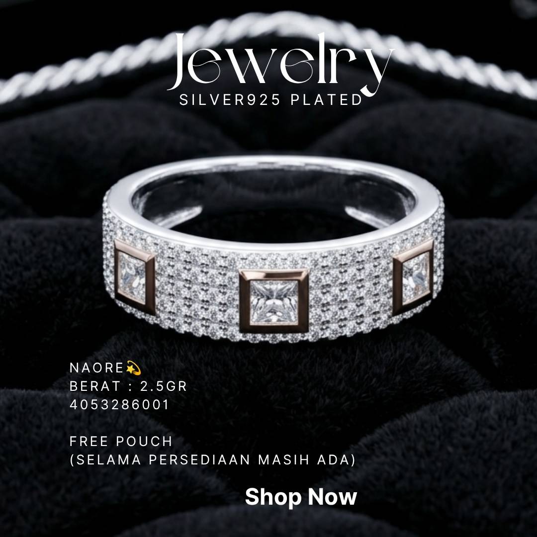 PERHIASAN PERAK - CINCIN FASHION A477