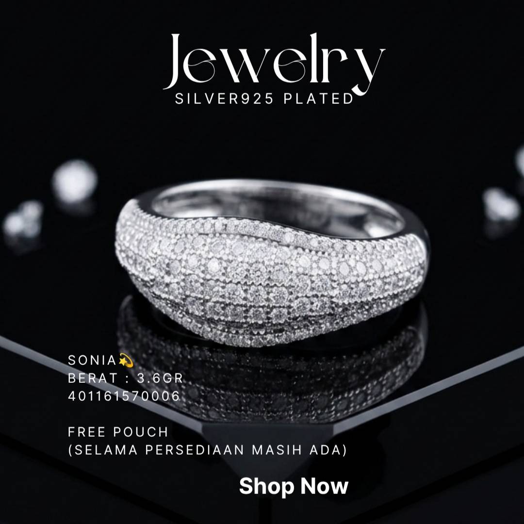 PERHIASAN PERAK - CINCIN FASHION A478