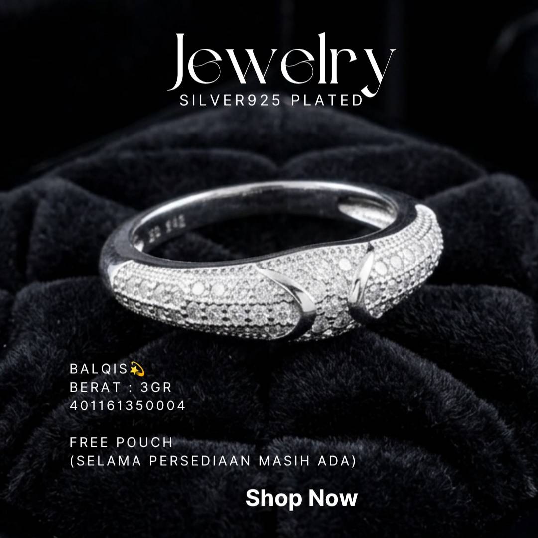 PERHIASAN PERAK - CINCIN FASHION A481