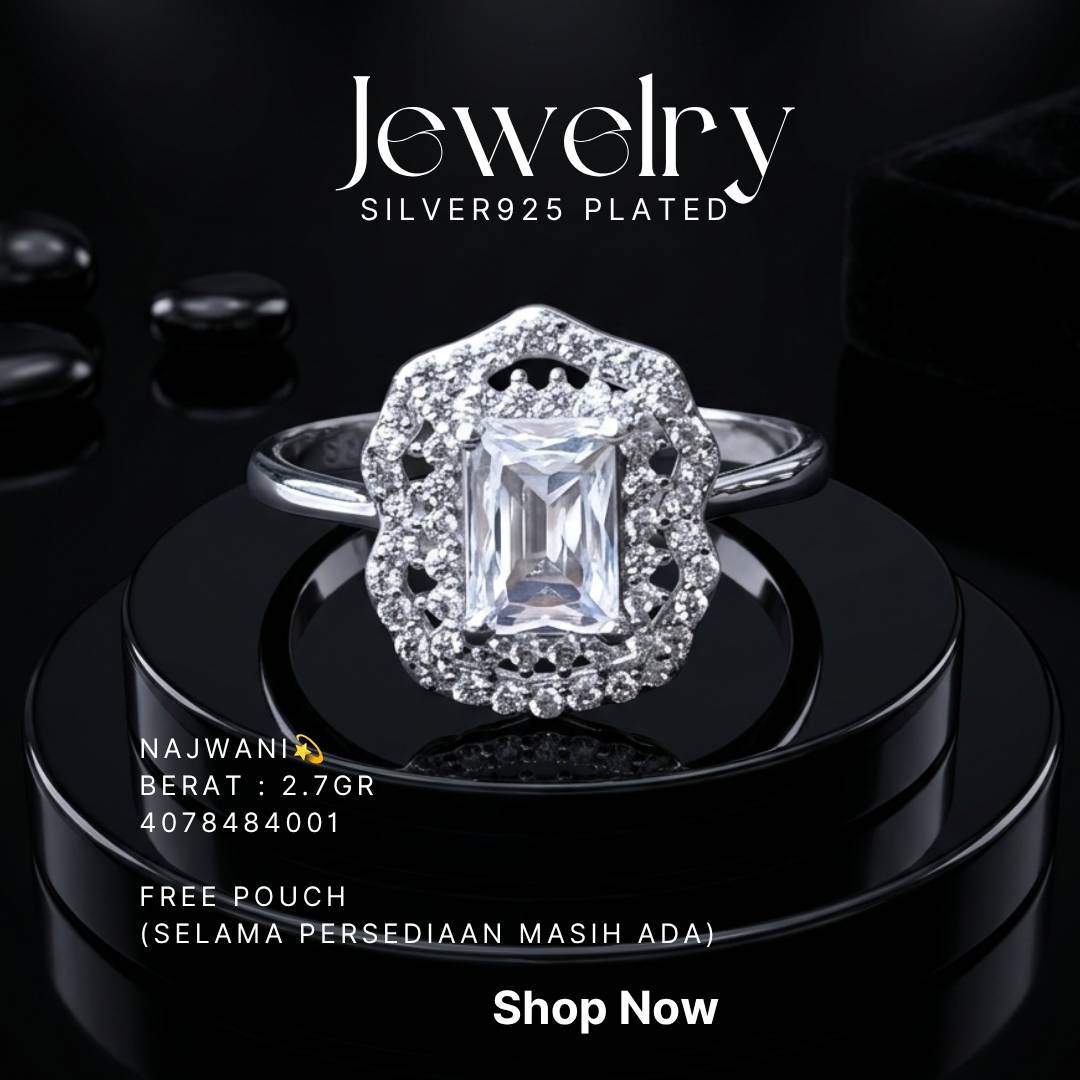 PERHIASAN PERAK - CINCIN FASHION A482