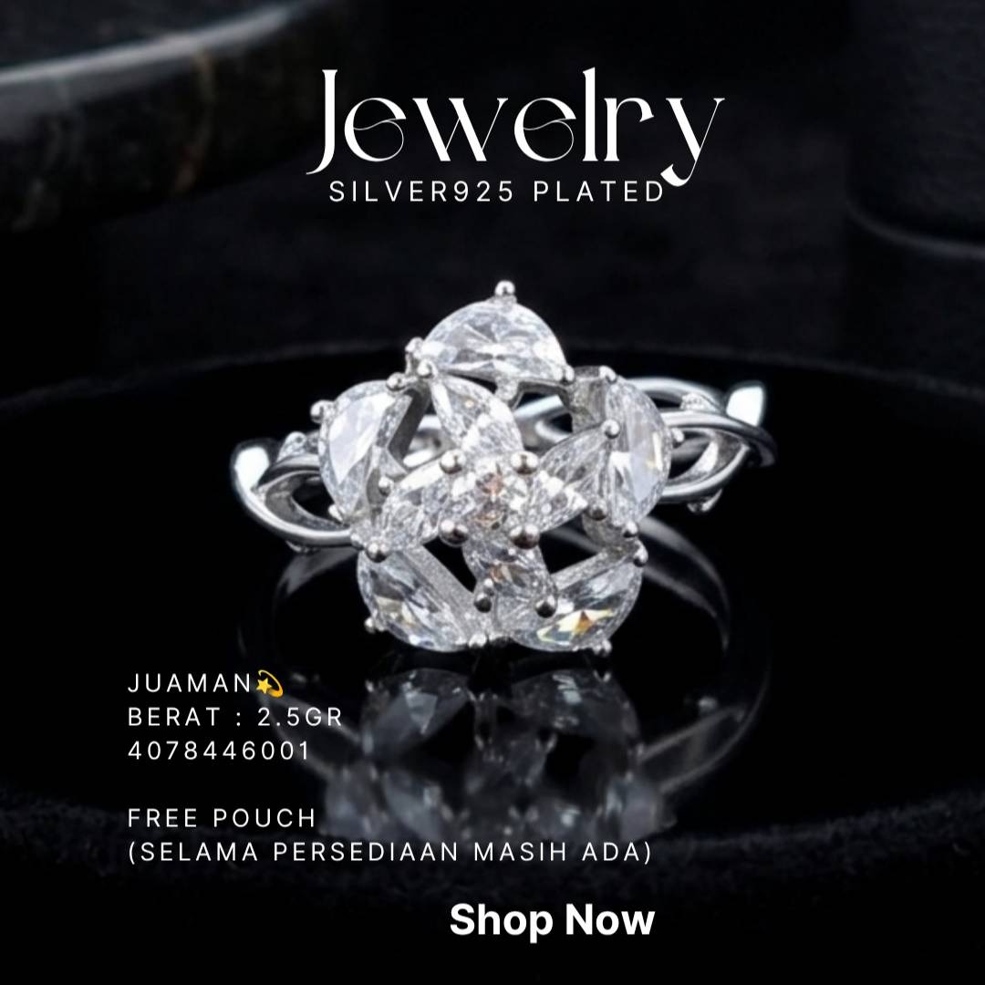 PERHIASAN PERAK - CINCIN FASHION A483