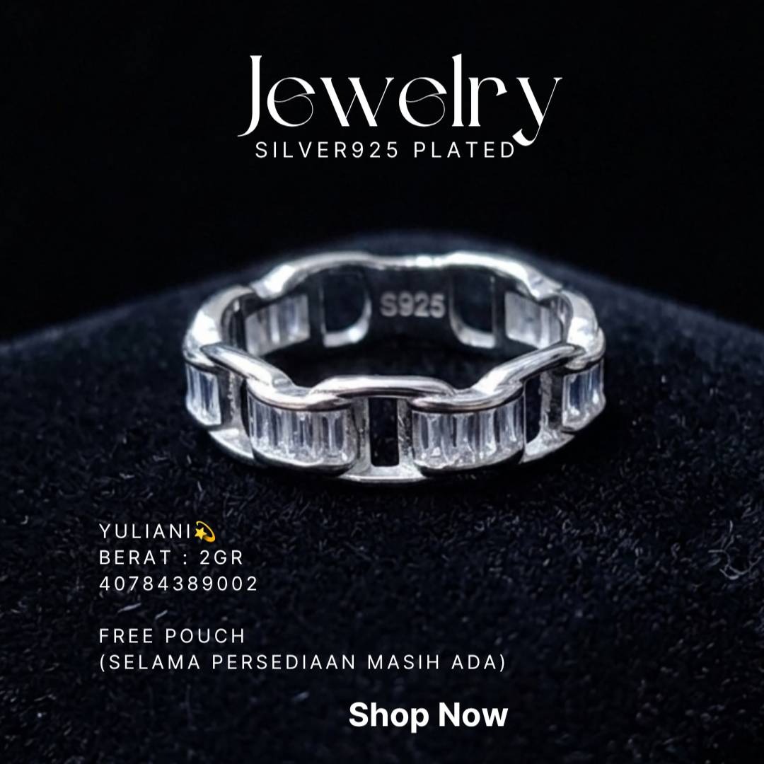 PERHIASAN PERAK - CINCIN FASHION A485